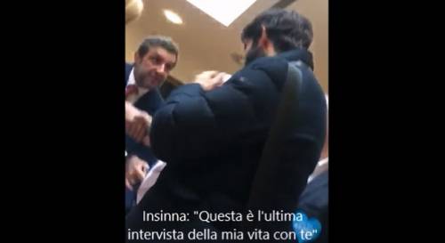 Flavio Insinna ci ricasca ancora e insulta il giornalista