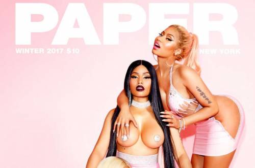 Nicki Minaj si fa in tre e dà scandalo sulla copertina di Paper