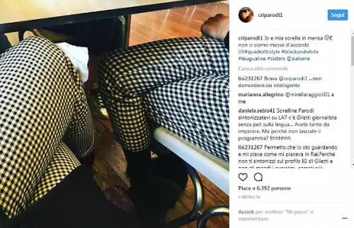 Insulti su Instagram per le sorelle Parodi