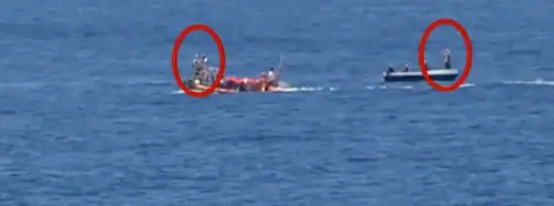 Screenshot dal video di Report