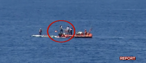 Screenshot dal video di Report
