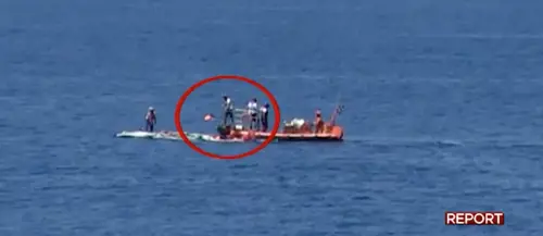 Screenshot dal video di Report