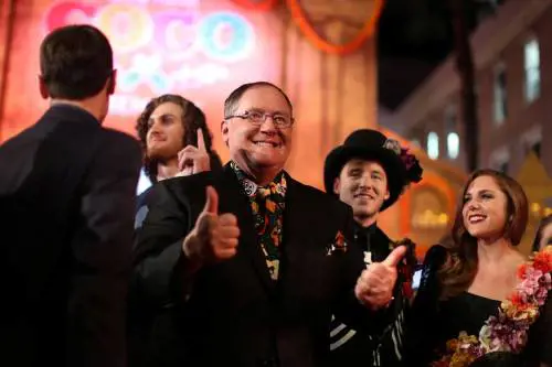 John Lasseter alla premiere di Coco