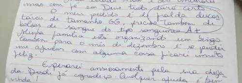 Bimba malata scrive a Babbo Natale:  "Vorrei sacche di sangue e pannolini"