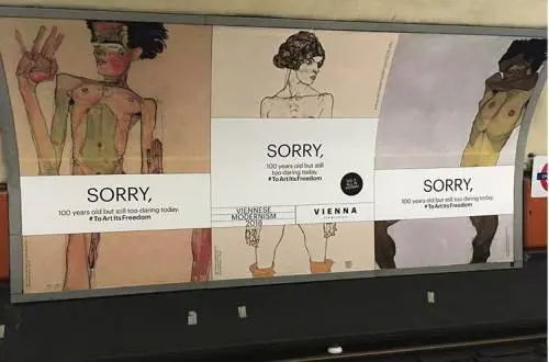 Londra, censurati i nudi di Schiele: "Sono troppo audaci per la metropolitana"