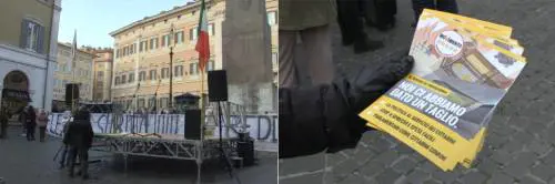 I grillini convocano gli elettori a Roma, ma la piazza è deserta