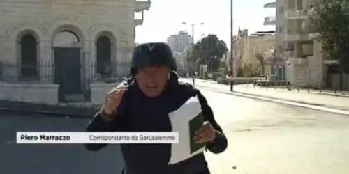 Betlemme, Marrazzo colpito da una sassaiola