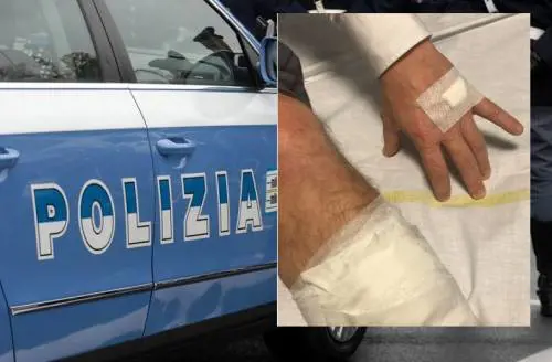 Napoli, follia in stazione: poliziotto lanciato giù dalle scale