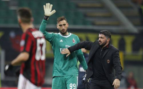 Milan, Gattuso difende Donnarumma: "Non può passare per mostro"