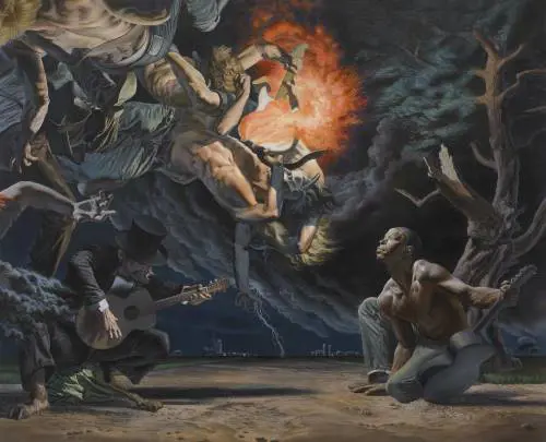 "Nelle opere dipinte il significato è sempre religioso"