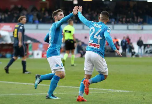 Serie A, il Napoli batte la Sampdoria e tifa Roma per laurearsi campione d'inverno