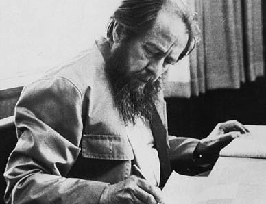 Il Premio Nobel Aleksandr Solzhenitsyn 