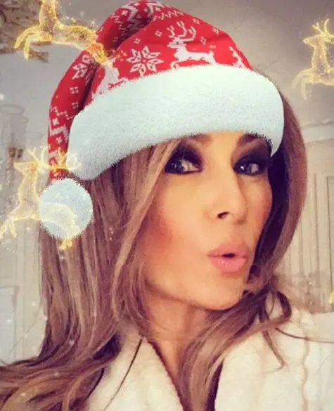 Melania Trump, Natale ironico sui social