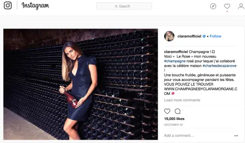 screenshot Instagram