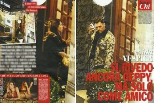 Aida Yespica beccata (di nuovo) con il suo ex Giuseppe Lama