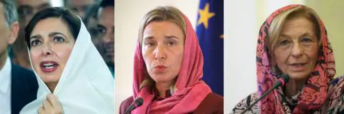 Boldrini, Mogherini e Bonino: finte femministe sottomesse