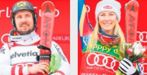 Talento Hirscher e computer Shiffrin, gli slalom senza freni di un re e una regina