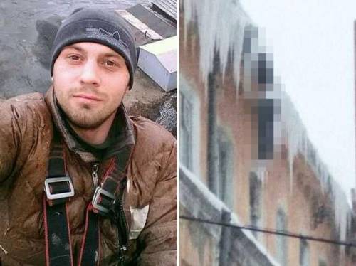 Russia, climber muore congelato morto mentre si appende a un palazzo