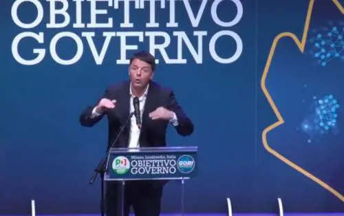 Renzi al teatro Franco Parenti