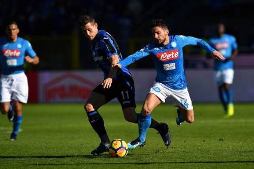 Il Napoli espugna Bergamo: Mertens manda ko l'Atalanta