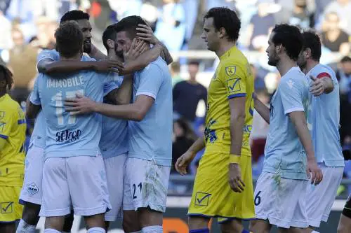 Serie A, la Lazio spazza via il Chievo e si prende il terzo posto. La Samp batte la Fiorentina