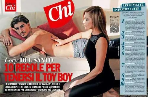 Le dieci regole di Lory Del Santo per "tenere al guinzaglio" un toy boy