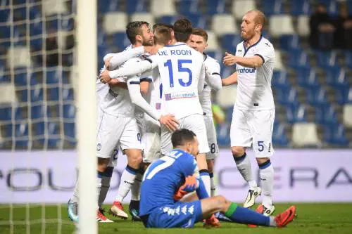 Una «Dea» anche senza i big: tre schiaffi al Sassuolo