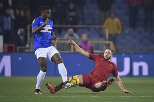 La Sampdoria espugna l'Olimpico: Roma ko 1-0. Fischi da parte del pubblico