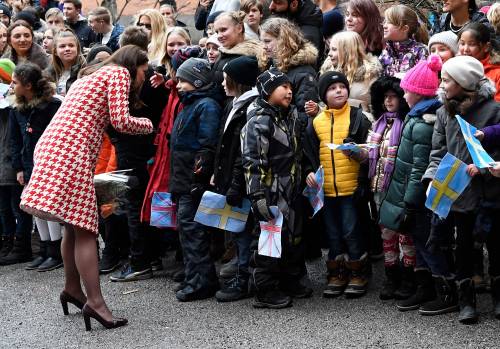 Continua la visita di kate e William in Svezia