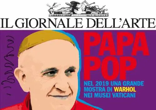 La pubblicità della mostra presa dal sito del Giornale dell'Arte