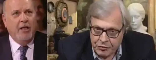 Scintille Sgarbi-Friedman Insulti in tv a Piazza Pulita