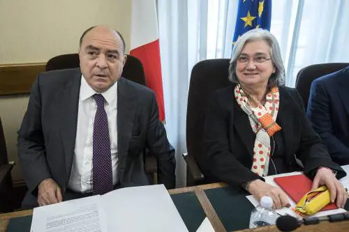 Giuseppe Pecoraro con Rosy Bindi