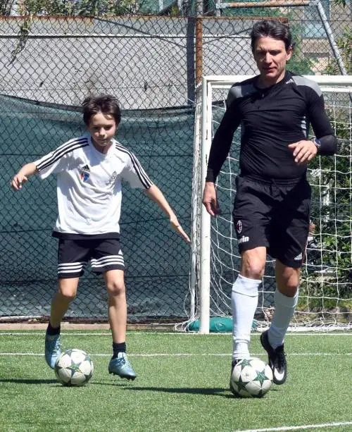 Eranio dal Milan alla scuola calcio per ragazzini