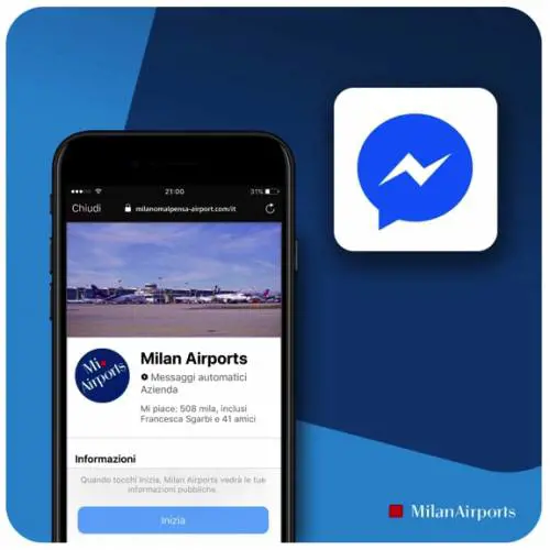 ChatBot, l'assistente virtuale risponde a Malpensa e Linate