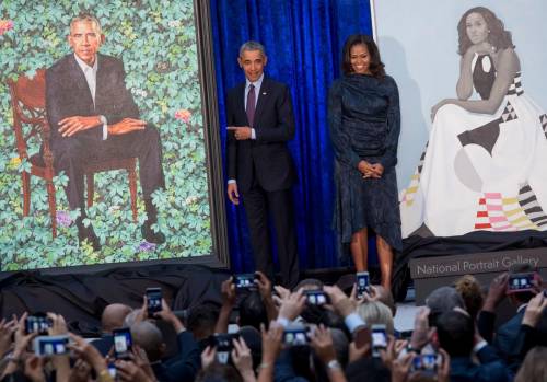 Chi c'è dietro il ritratto degli Obama