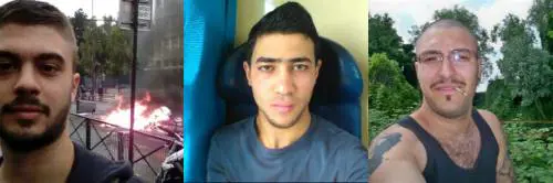 Lorenzo Canti, Moustafa Elshennawi e Giorgio Battagliola