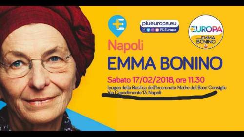 Emma Bonino fa campagna elettorale in chiesa