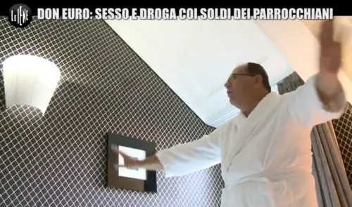 "Don Euro" incastrato dalle Iene:  sesso e droga con i fondi dei parrocchiani 