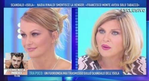 Domenica Live, Rinaldi smentisce la Nasti: "Non stavo male per le canne"