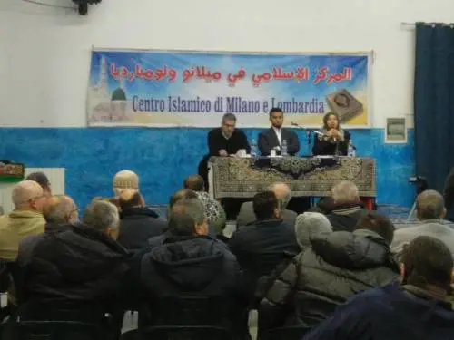 Pietro Bussolati e Sumaya Abdel Qader a Segrate