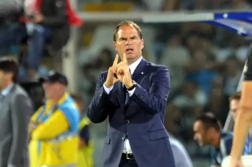 De Boer, assist a Spalletti: "Giocatori, il male dell'Inter"