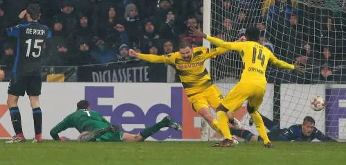 Schmelzer spezza il sogno dell'Atalanta all'83': 1-1 e Borussia agli ottavi di Europa League