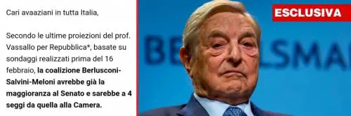 Quelle mail dell'Ong filo Soros per votare contro centrodestra