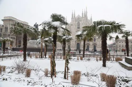 Maltempo, nevica in tutto il Centro- Nord. Temperature in rialzo al Sud