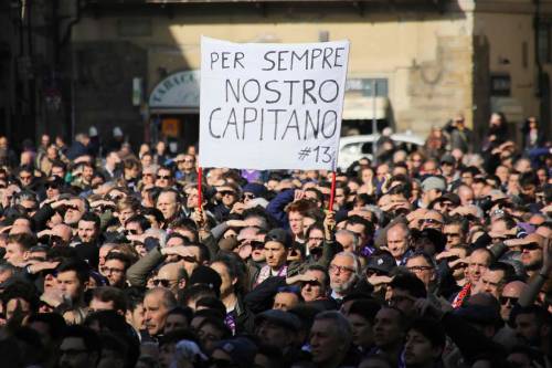 Il saluto di Firenze a Davide Astori