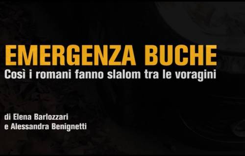 Emergenza buche, i romani fanno lo slalom tra le voragini