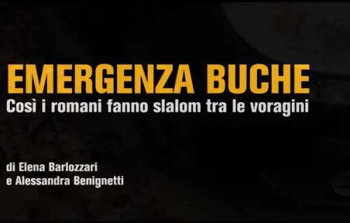 Emergenza buche, i romani fanno lo slalom tra le voragini