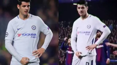 La reazione choc di Morata agli sfottò dei tifosi del Barcellona