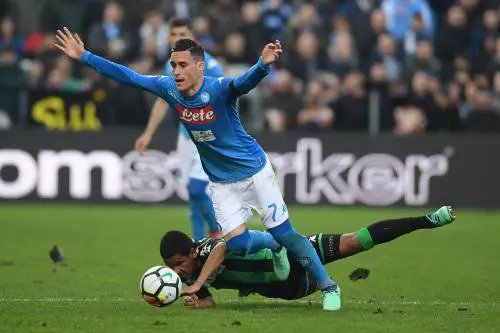 Il Napoli sbatte sul Sassuolo: 1-1 al Mapei Stadium e sorpasso alla Juve fallito