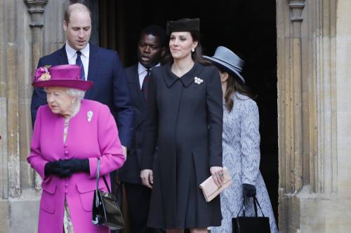 Kate Middleton raggiante prima del parto